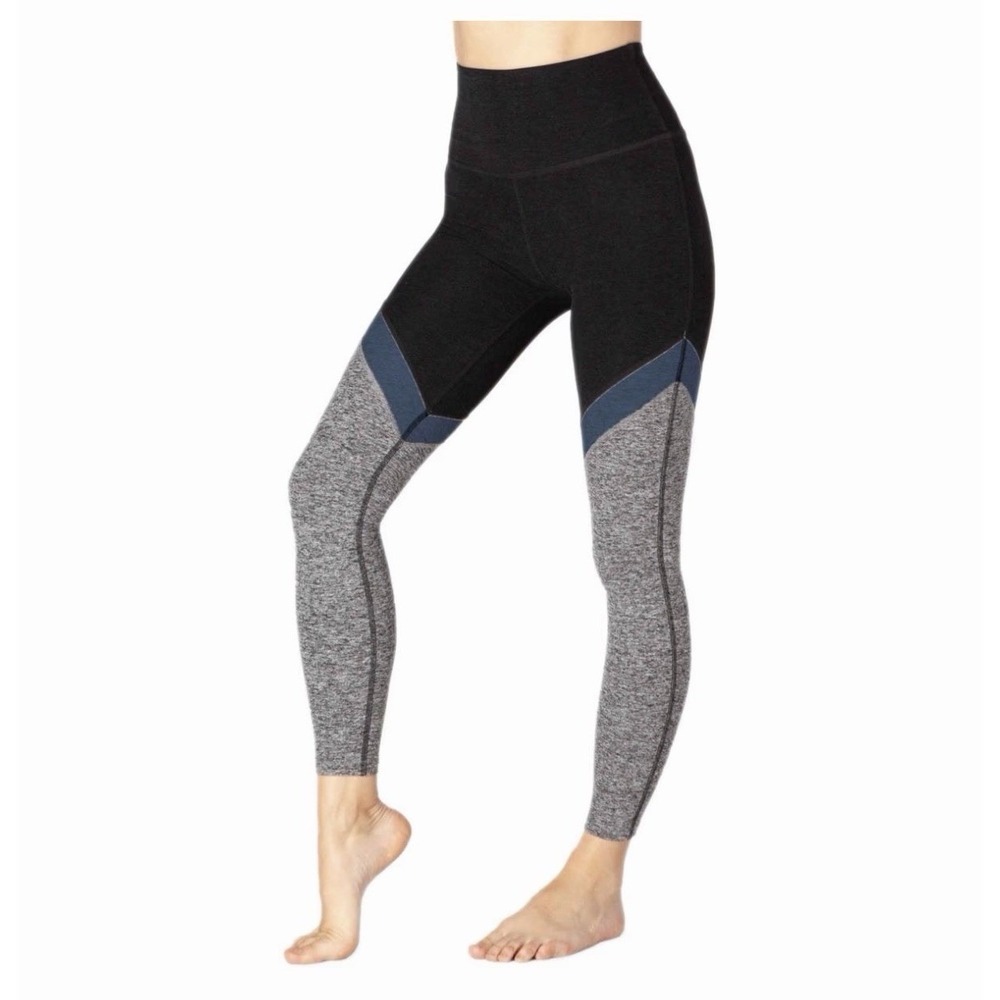 Beyond Yoga Spacedye Tri-Panel High Waisted Midi Legging - Women's Size Large